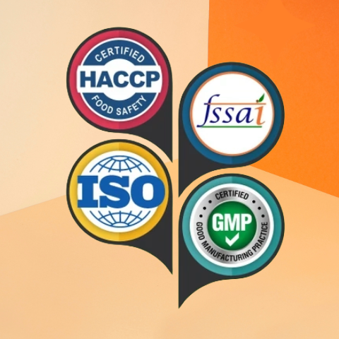 Home ISO, FSSAI, HACCP, GMP, etc certified Exporter